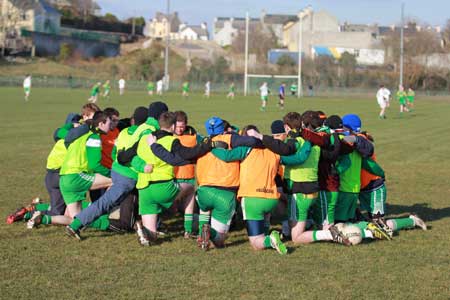 Action from the reserve division 3 senior game against Saint Naul's.