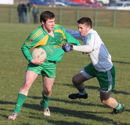 Action from the reserve division 3 senior game against Saint Naul's.