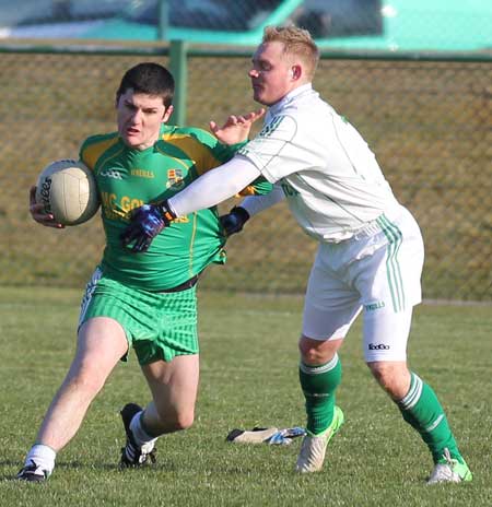 Action from the reserve division 3 senior game against Saint Naul's.