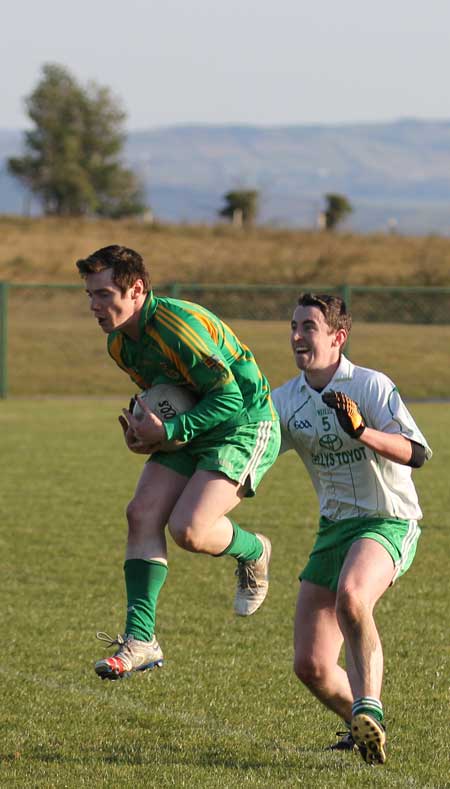 Action from the reserve division 3 senior game against Saint Naul's.