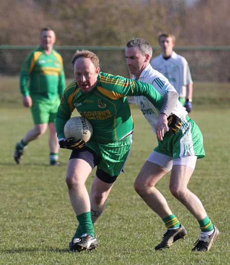 Action from the reserve division 3 senior game against Saint Naul's.