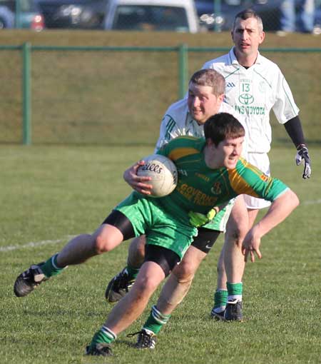 Action from the reserve division 3 senior game against Saint Naul's.