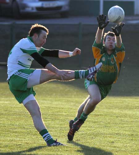 Action from the division 3 senior game against Saint Naul's.