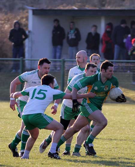 Action from the division 3 senior game against Saint Naul's.