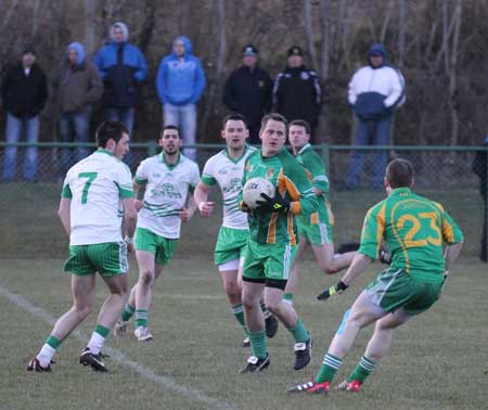 Action from the division 3 senior game against Saint Naul's.