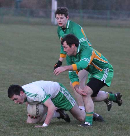 Action from the division 3 senior game against Saint Naul's.