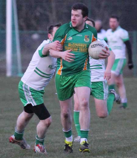 Action from the division 3 senior game against Saint Naul's.