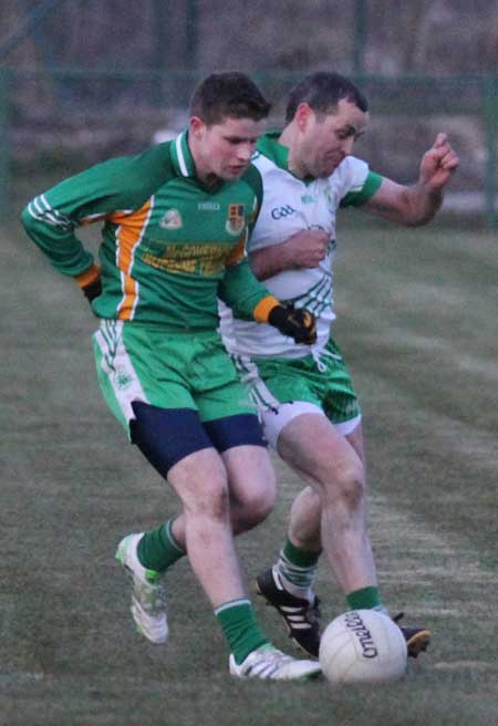 Action from the division 3 senior game against Saint Naul's.