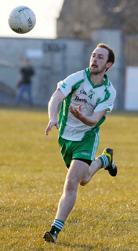 Action from the  division 3 senior game against Naomh Colmcille.