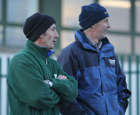 Action from the  division 3 senior game against Naomh Colmcille.