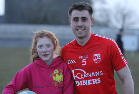 Action from the  division 3 senior game against Naomh Colmcille.