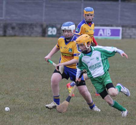 Action from the under 14 league game against Burt.