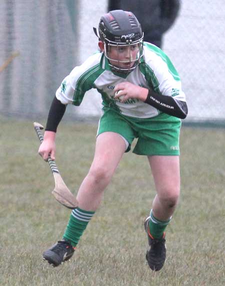 Action from the under 14 league game against Burt.