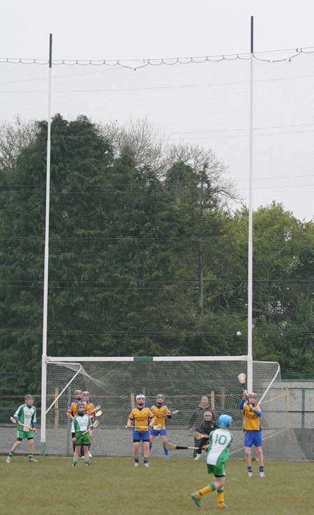 Action from the under 14 league game against Burt.