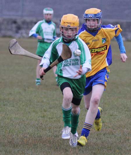 Action from the under 14 league game against Burt.