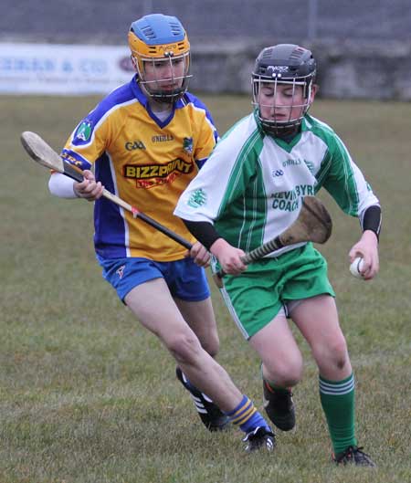 Action from the under 14 league game against Burt.