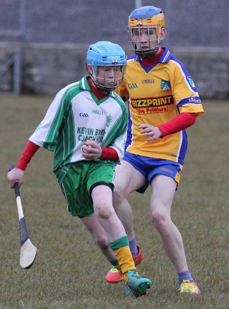 Action from the under 14 league game against Burt.