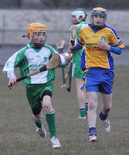 Action from the under 14 league game against Burt.