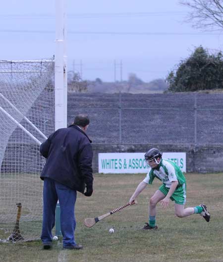 Action from the under 14 league game against Burt.