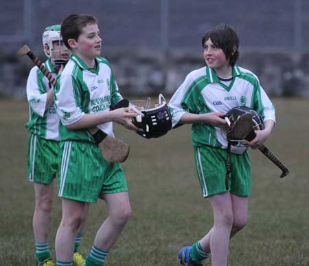 Action from the under 14 league game against Burt.