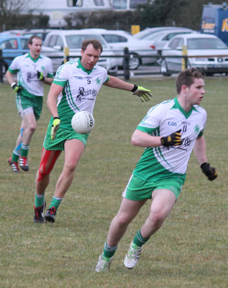 Action from the  division 3 senior game against Naomh Padraig, Lifford.