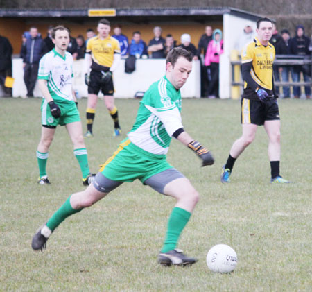 Action from the  division 3 senior game against Naomh Padraig, Lifford.