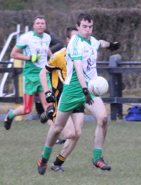 Action from the  division 3 senior game against Naomh Padraig, Lifford.