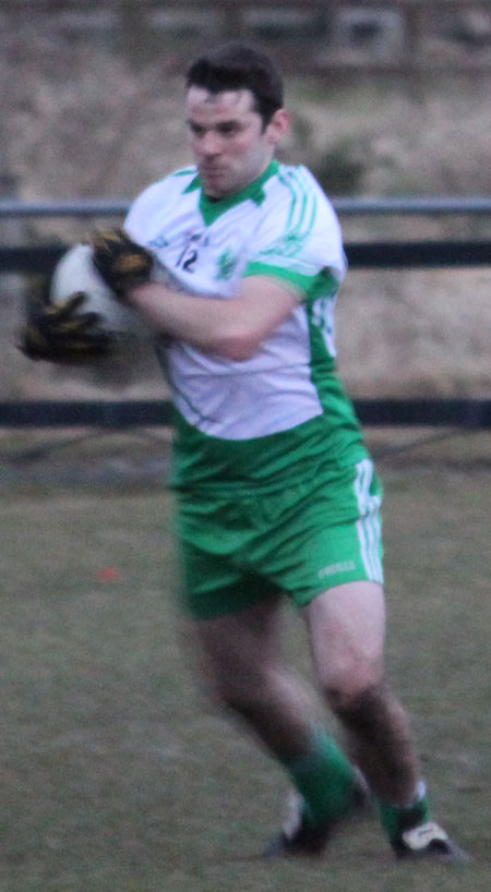 Action from the  division 3 senior game against Naomh Padraig, Lifford.