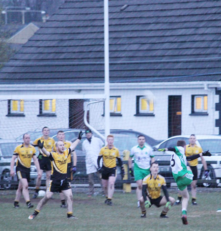 Action from the  division 3 senior game against Naomh Padraig, Lifford.