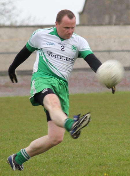 Action from the division three senior football league match against Red Hugh's.