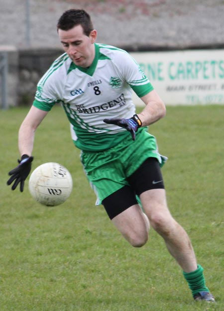 Action from the division three senior football league match against Red Hugh's.