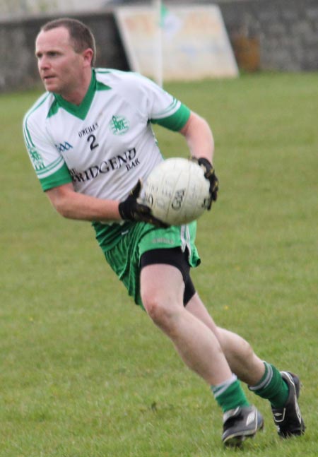 Action from the division three senior football league match against Red Hugh's.