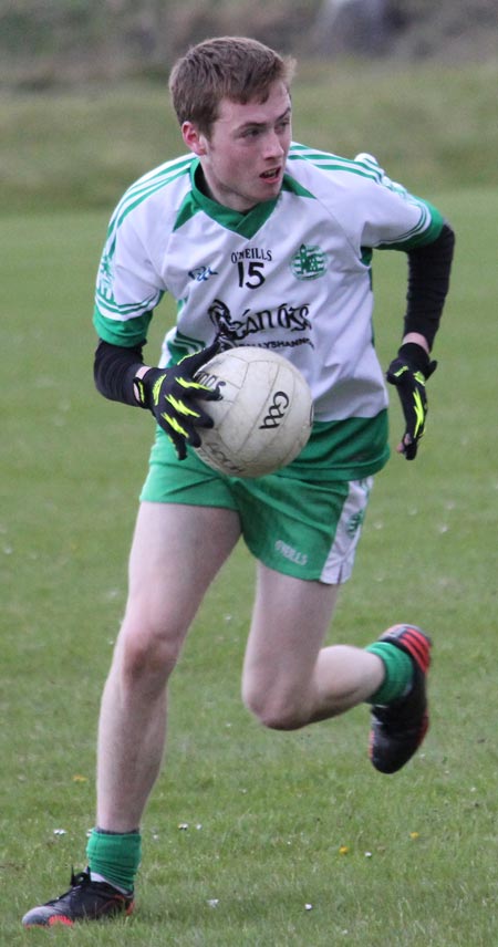 Action from the division three senior football league match against Downings.