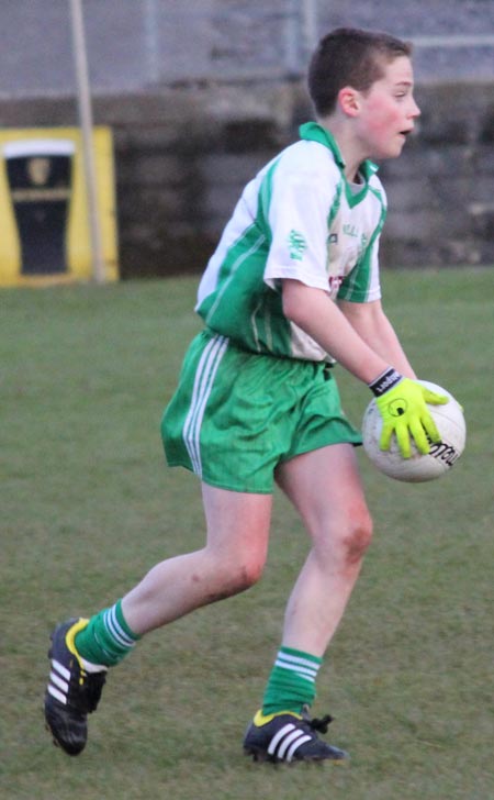 Action from the under 14 league game between Aodh Ruadh and Naomh Mhuire.