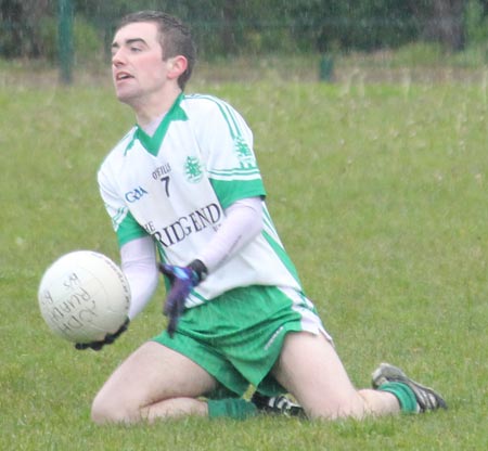 Action from the reserve division 3 senior game against Carndonagh.