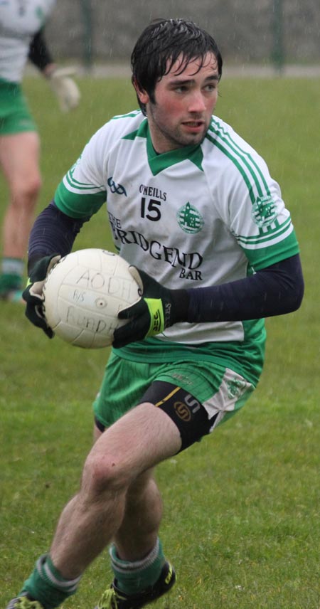 Action from the reserve division 3 senior game against Carndonagh.