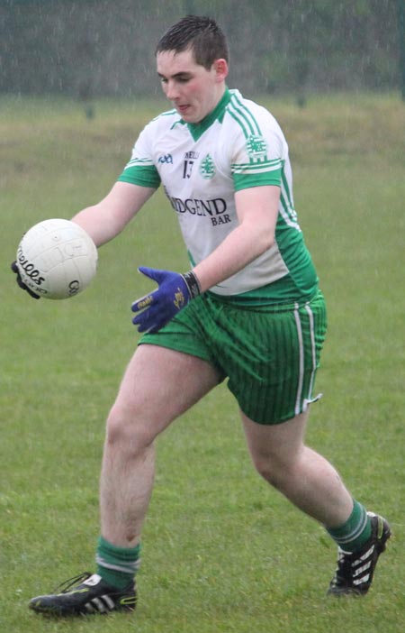 Action from the reserve division 3 senior game against Carndonagh.