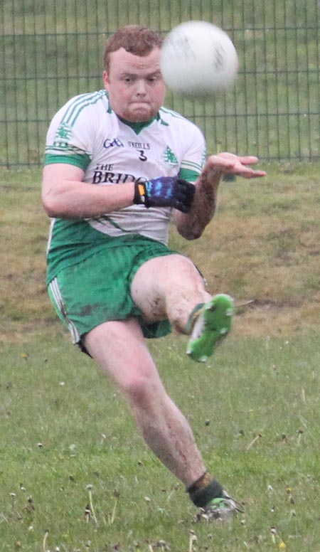 Action from the reserve division 3 senior game against Carndonagh.