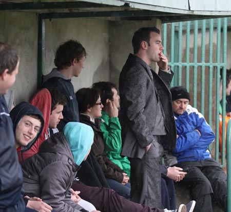 Action from the reserve division 3 senior game against Naomh Bríd.