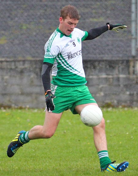 Action from the reserve division 3 senior game against Naomh Bríd.