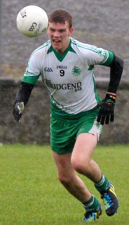 Action from the reserve division 3 senior game against Naomh Bríd.