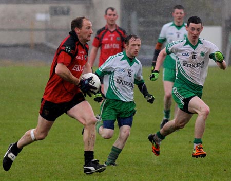 Action from the reserve division 3 senior game against Naomh Bríd.