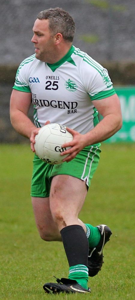 Action from the reserve division 3 senior game against Naomh Bríd.