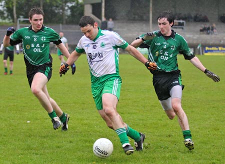 Action from the  division 3 senior game against Naomh Bríd.