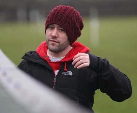 Action from the  division 3 senior game against Naomh Bríd.