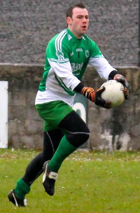 Action from the  division 3 senior game against Naomh Bríd.