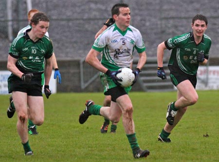 Action from the  division 3 senior game against Naomh Bríd.