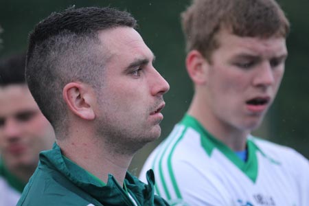 Action from the  division 3 senior game against Naomh Bríd.
