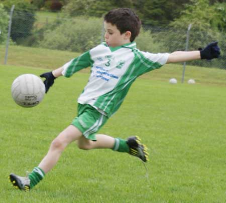 Action from the under 8 blitz in Donegal Town.