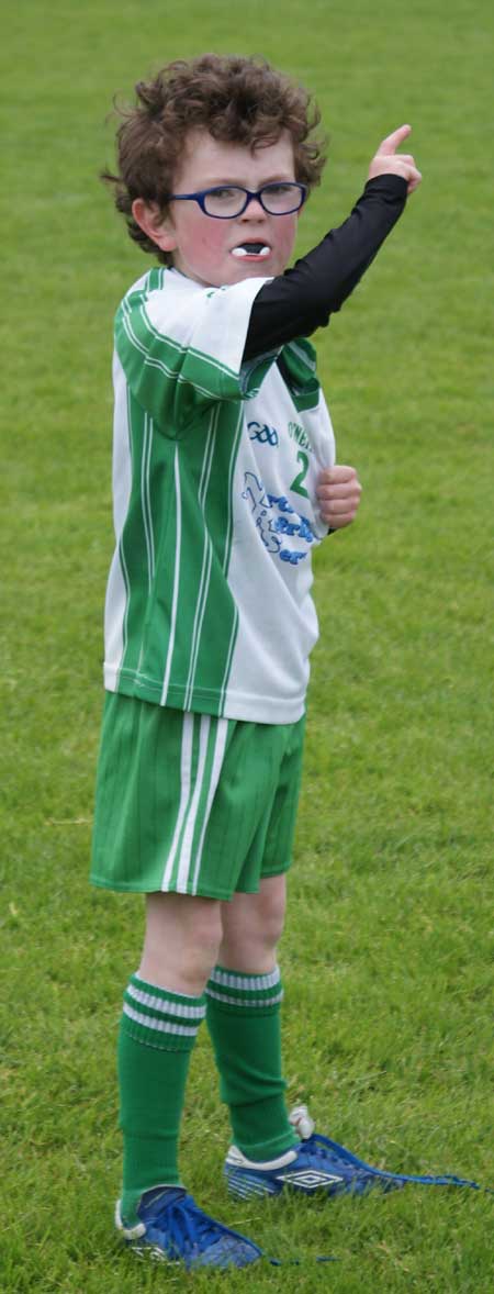 Action from the under 8 blitz in Donegal Town.